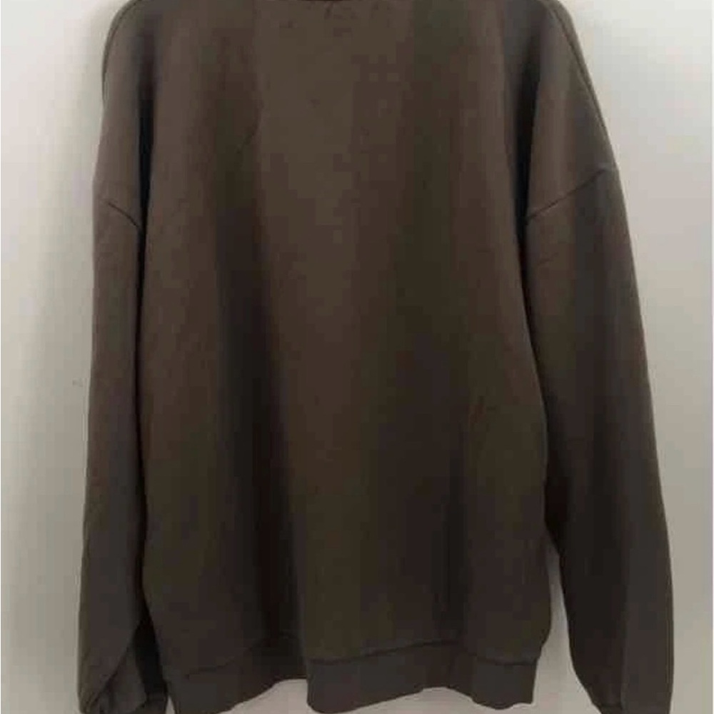 Nuuds Men's Green Crew Neck Long Sleeve Sweatshirt Size XL - Picture 2 of 4